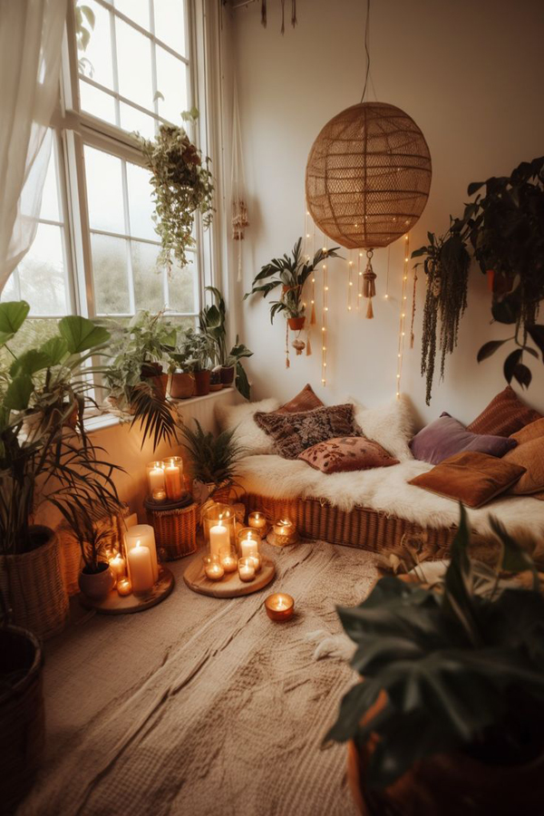 bohemian-inspired-meditation-room-with-zen-inspired