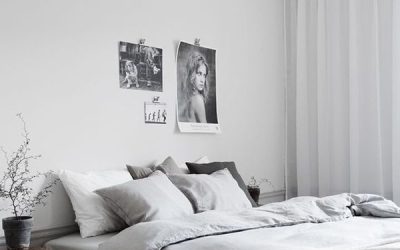 minimalist-gray-bedroom-wall-paint