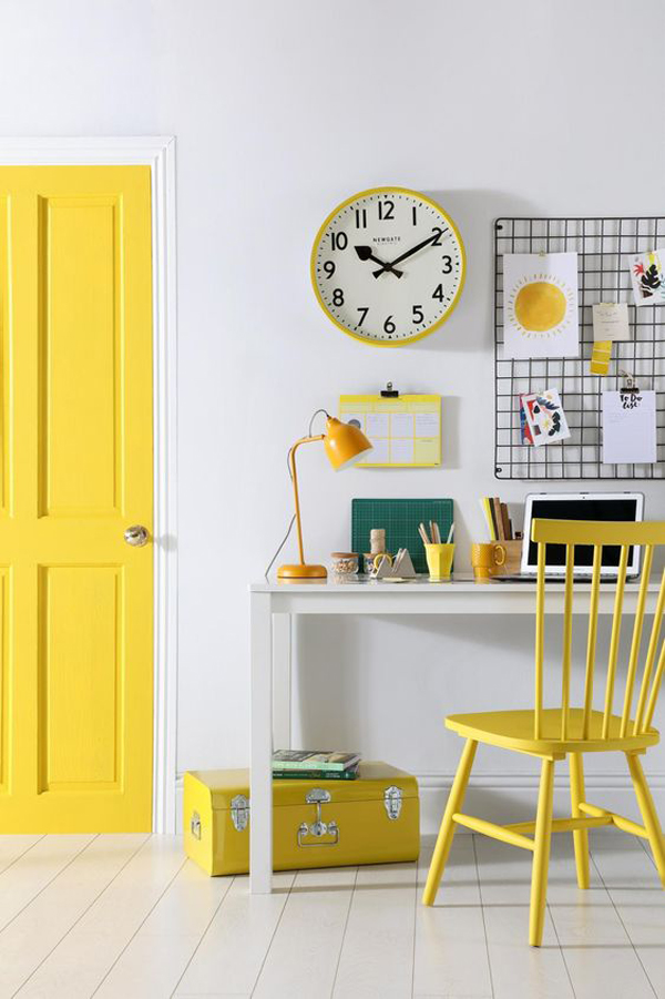 yellow-chic-study-room-decor-ideas