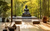 zen-meditation-room-with-bamboo-plants