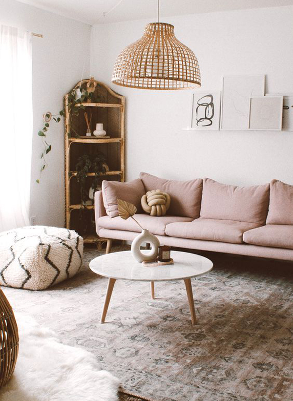 blossom-pink-living-room-with-bohemian-rugs