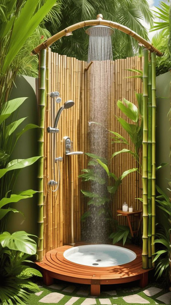 functional-outdoor-bamboo-shower-ideas