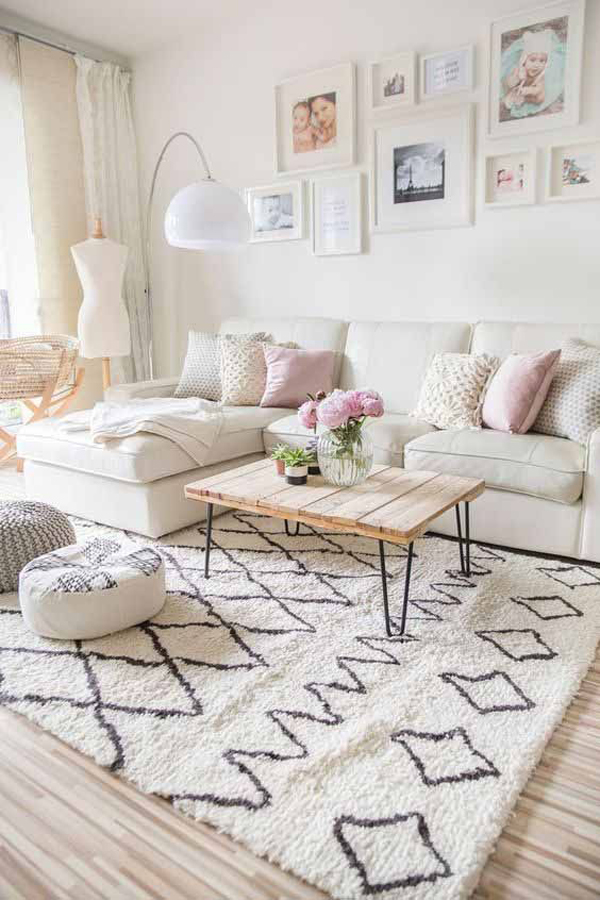 pretty-living-room-design-with-minimalist-rugs