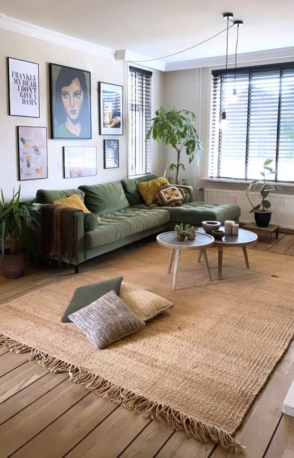 bohemian-chic-living-room-with-jute-rug-ideas