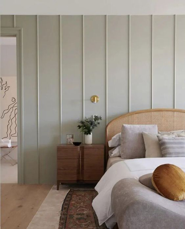 boho-bedroom-wall-moulding-design