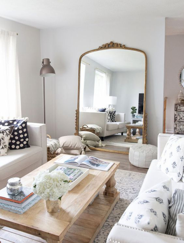 oversized-gold-mirror-for-living-room