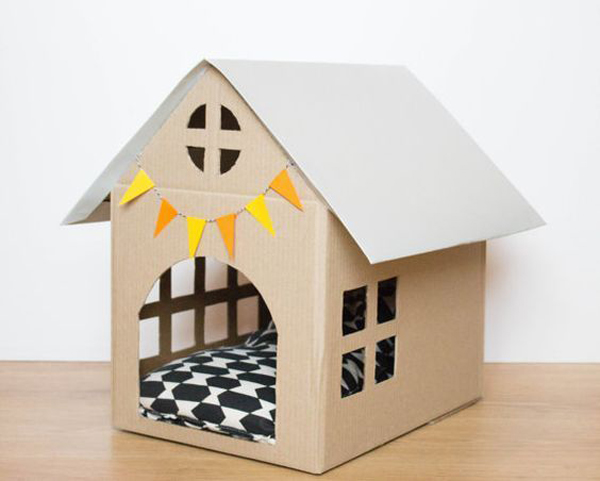 eco friendly cardboard dog house