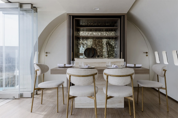 jet private villa dining room design