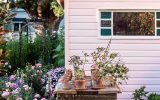 pink pastel cottage garden decor