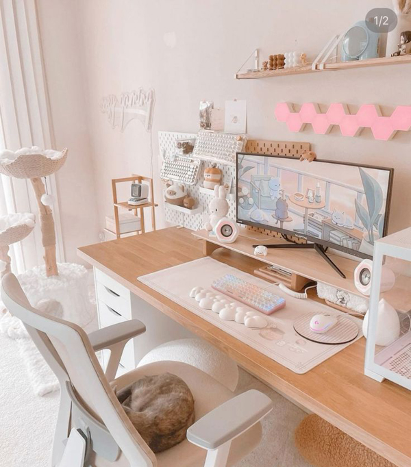 15 Cute And Stylish Girl Gaming Setup Ideas | HomeMydesign