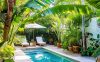 lounge tropical pool like a holiday at home