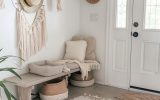 stylish boho entryway room decor