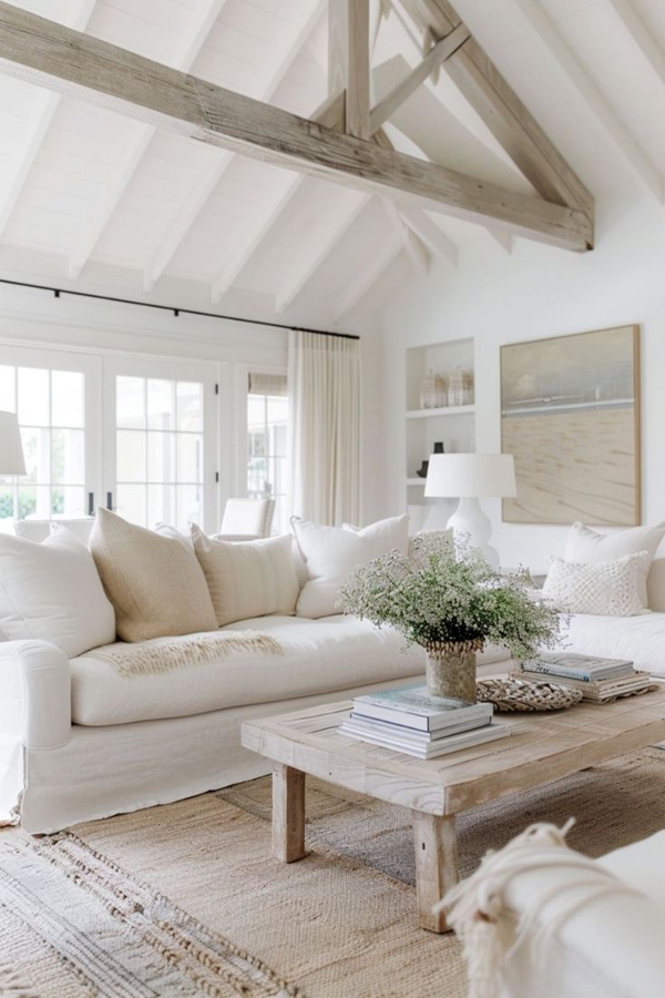 22 Soothing Coastal Living Room Ideas You’ll Love | HomeMydesign