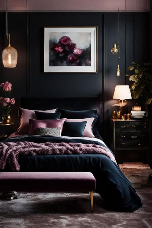 22 Black And Pink Bedroom Designs That More Stylish HomeMydesign