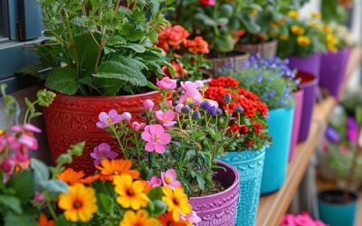 creative front porch floral decor