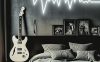 cool dark bedroom guitar ideas