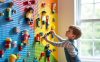 fun diy lego wall decor for kids