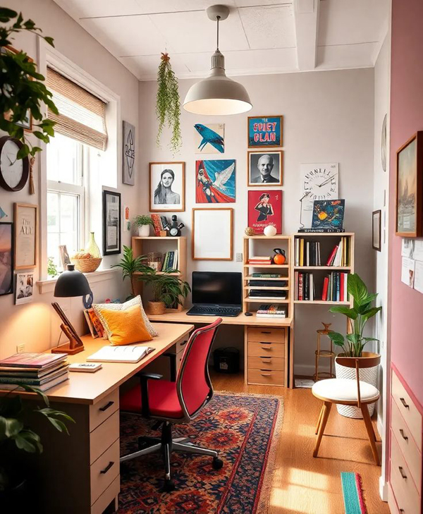 aesthetic eclectic home office decor aesthetic eclectic home office decor