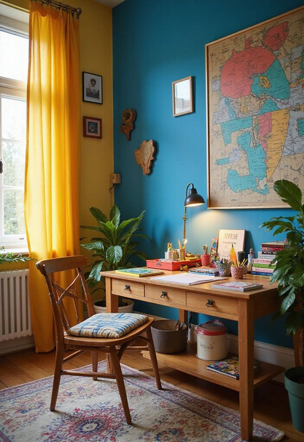 bold eclectic home office decor bold eclectic home office decor