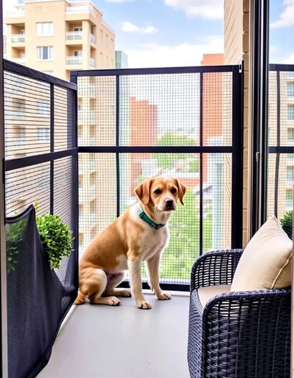 functional dog playground in the balcony functional dog playground in the balcony