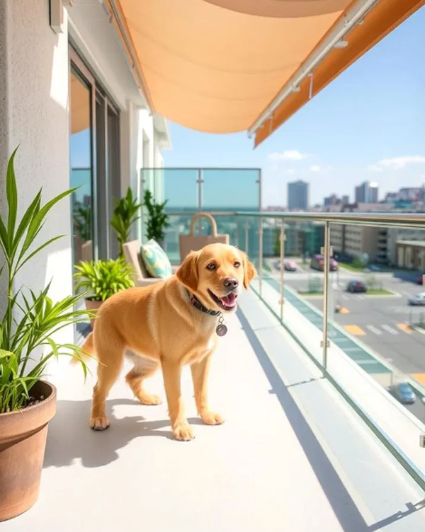 modern balcony dog friendly apartmenrt modern balcony dog friendly apartmenrt