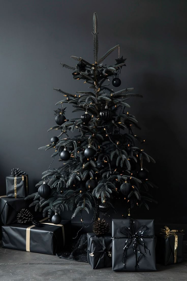 all black christmas tree decorations all black christmas tree decorations