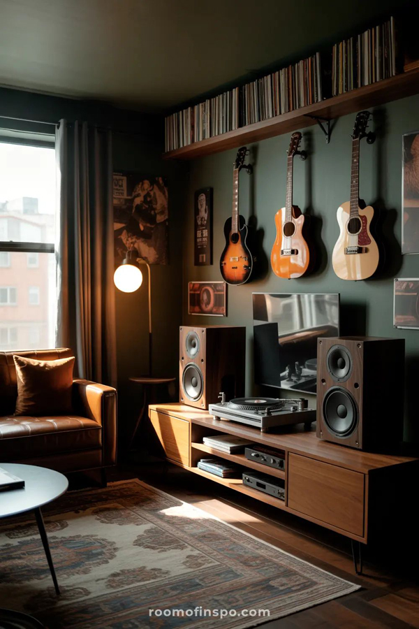 classy men music living room design classy men music living room design