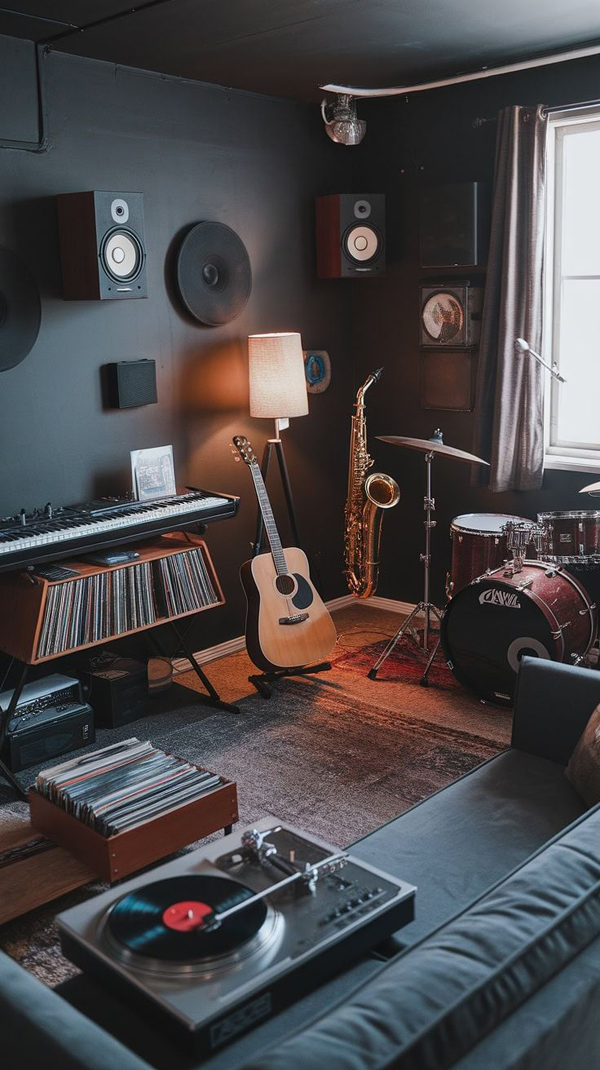 cool music living room design cool music living room design