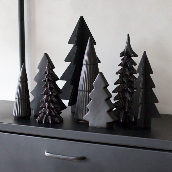 mini black christmas tree ideas mini black christmas tree ideas