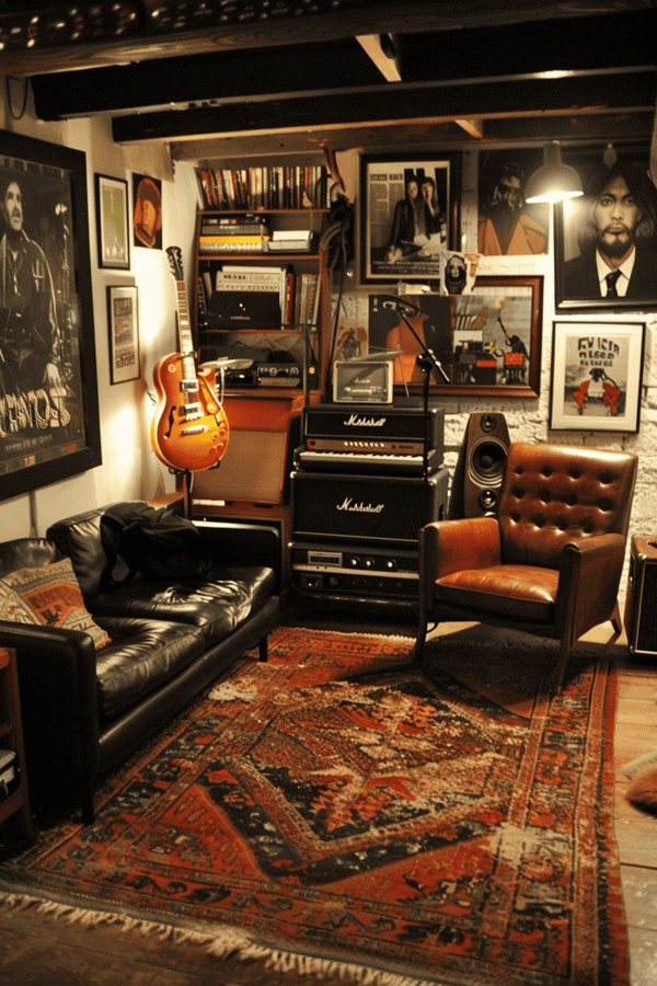 moody man cave for music lover moody man cave for music lover