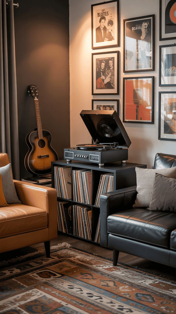 moody music living room decor moody music living room decor