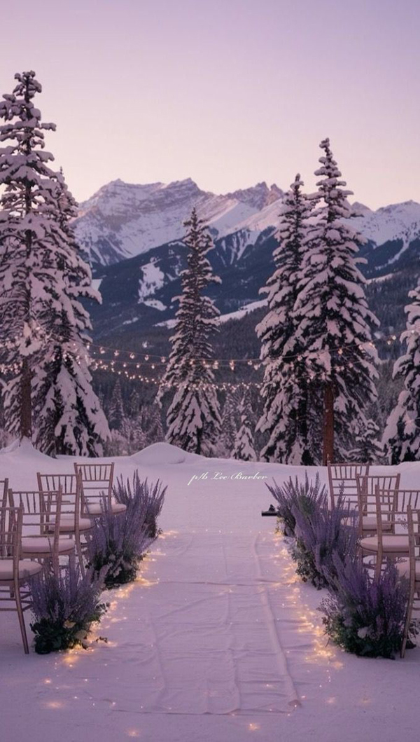 outdoor wedding christmas themes outdoor wedding christmas themes
