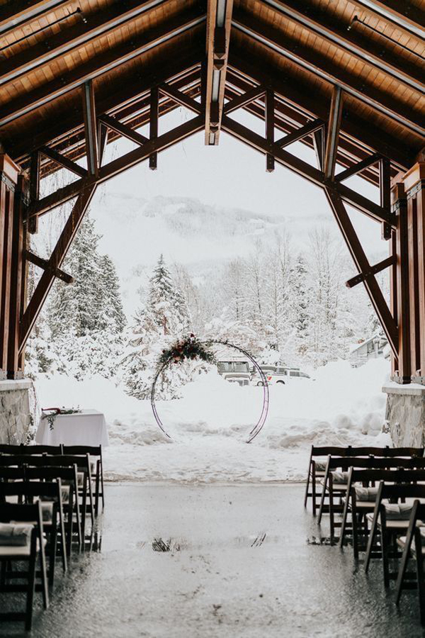 romantic outdoor christmas wedding romantic outdoor christmas wedding