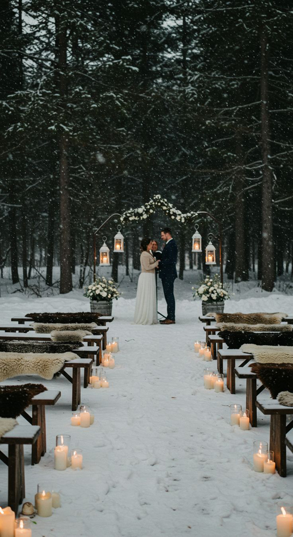 romantic winter wedding decor romantic winter wedding decor