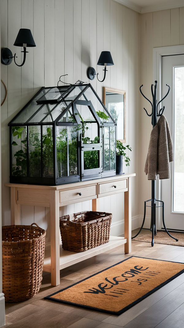 small entryway with greenhouse charm small entryway with greenhouse charm