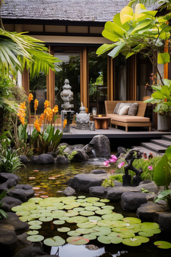 aesthetic balinese backyard garden pond aesthetic balinese backyard garden pond