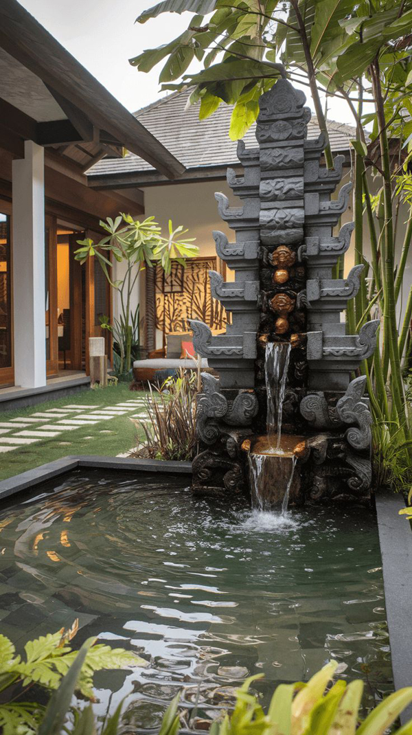 bali villa reetreat with water feature bali villa reetreat with water feature