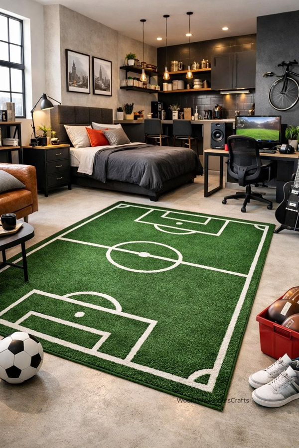 soccer grass rug home decor soccer grass rug home decor